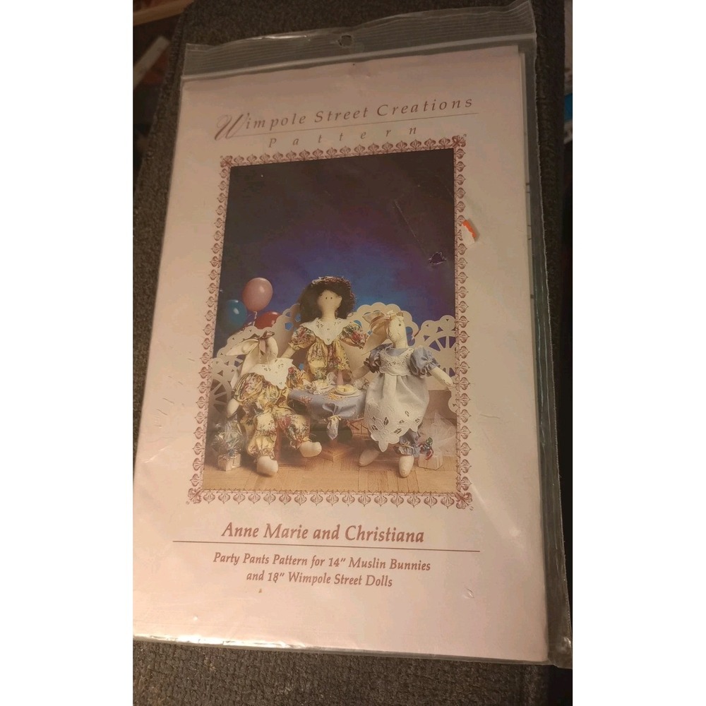 Wimpole Street Creations Pattern "Anne Marie & Christiana" Party Pants